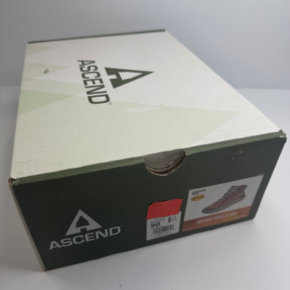 Ascend Mojave Trail LT Mid Hiking Boots Womens 9 Bone-Dry Vibram Cedarwood Pink - Picture 4 of 9